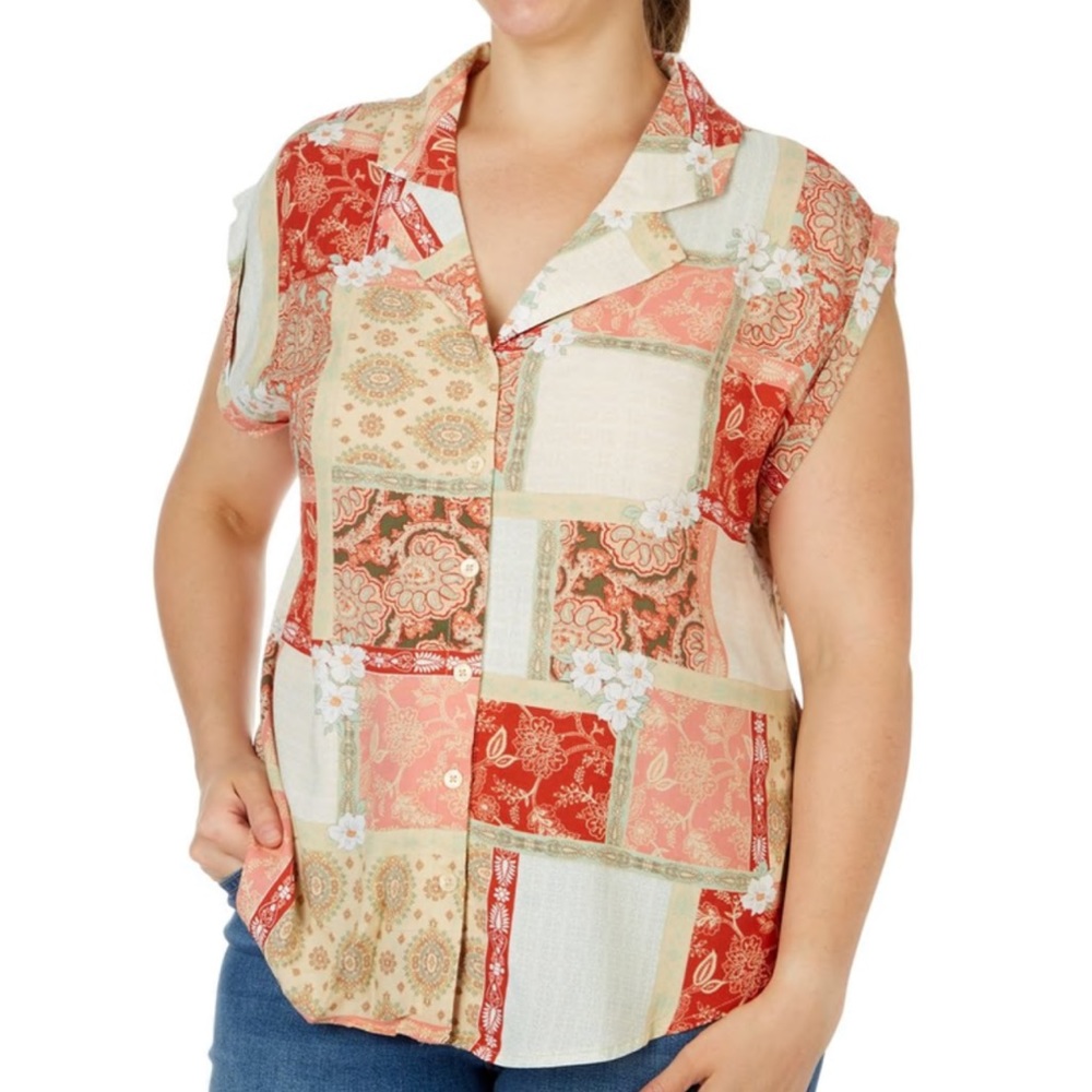 NEW Cooper & Ella Sleeveless Blouse Top